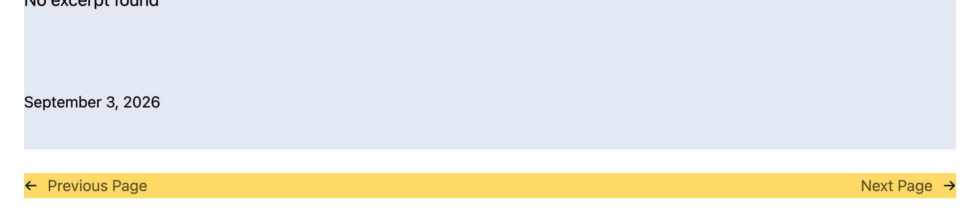 Editor after: the same gap as on the front end