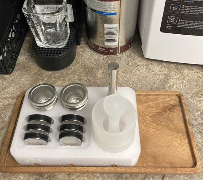 JoryMakes Refillable Nespresso Capsule Organizer Tray