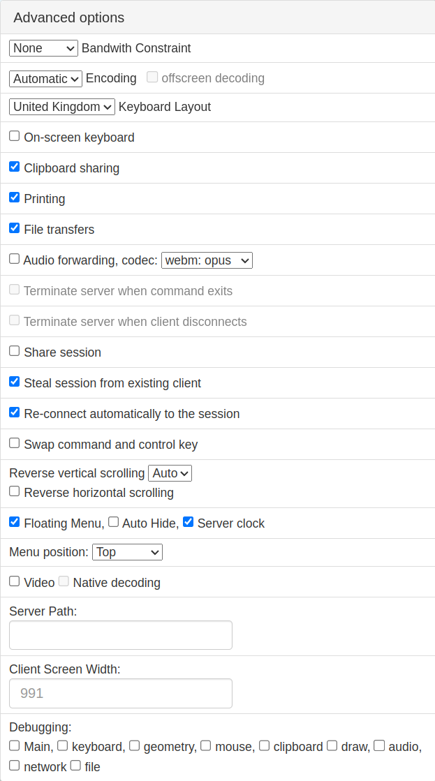 connection to proxy