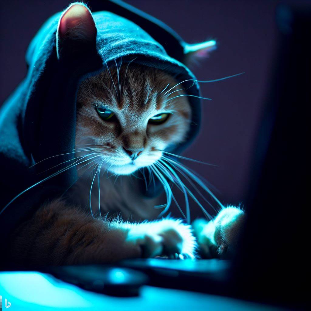 Gato hacker