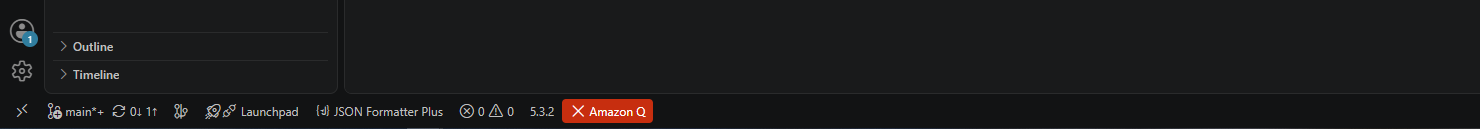 Status bar button
