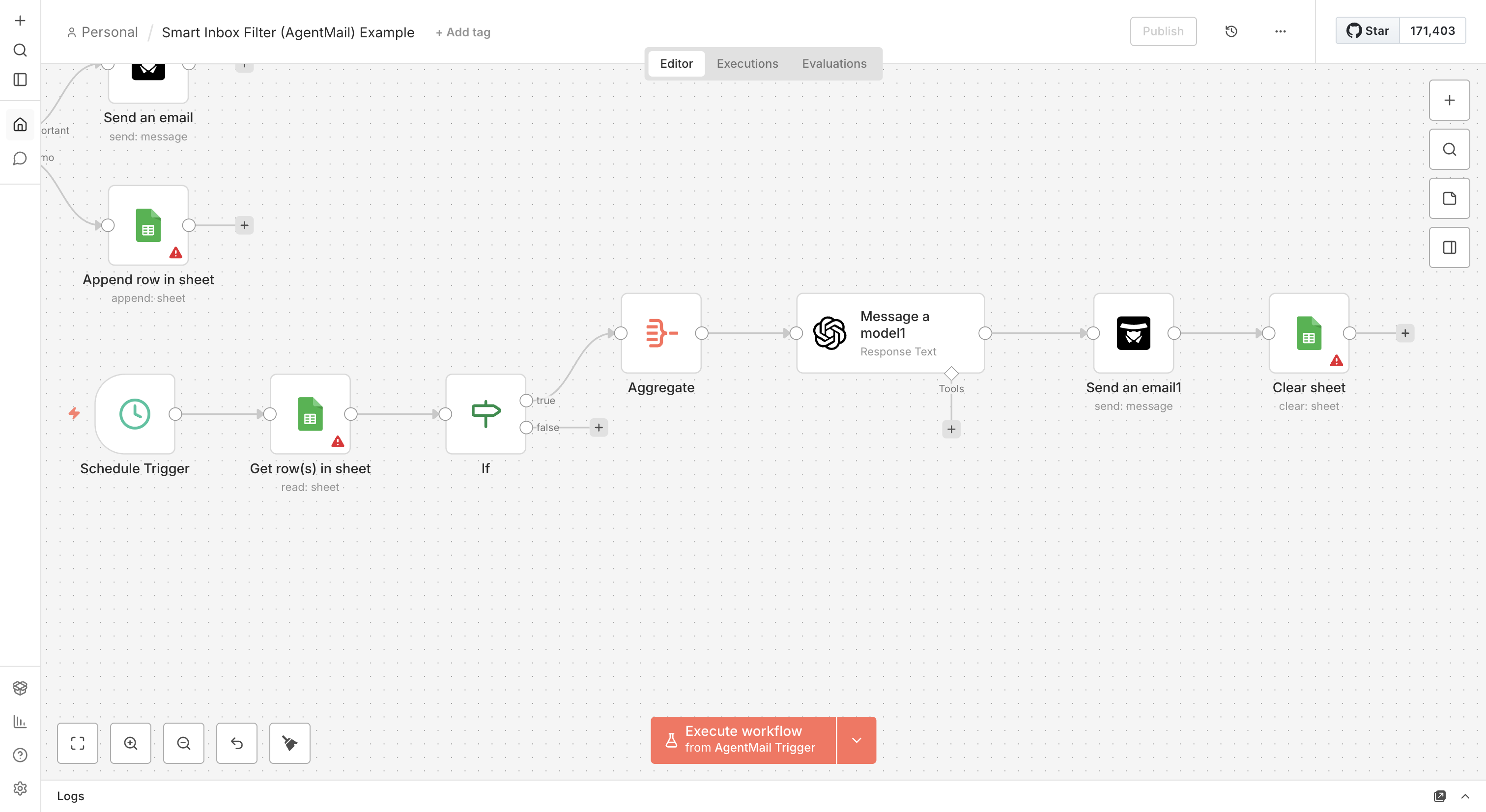 AgentMail Trigger Node