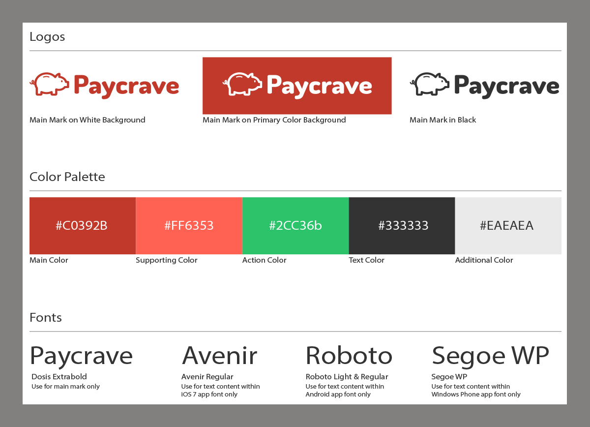 Paycrave pages