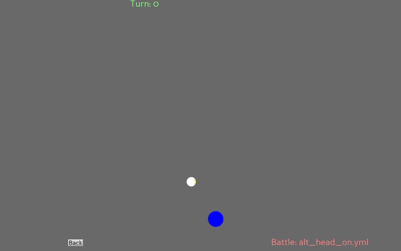 Screenshot of alternate game loaded from a different yaml file