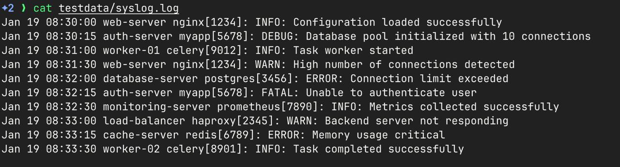 plain syslog from testdata