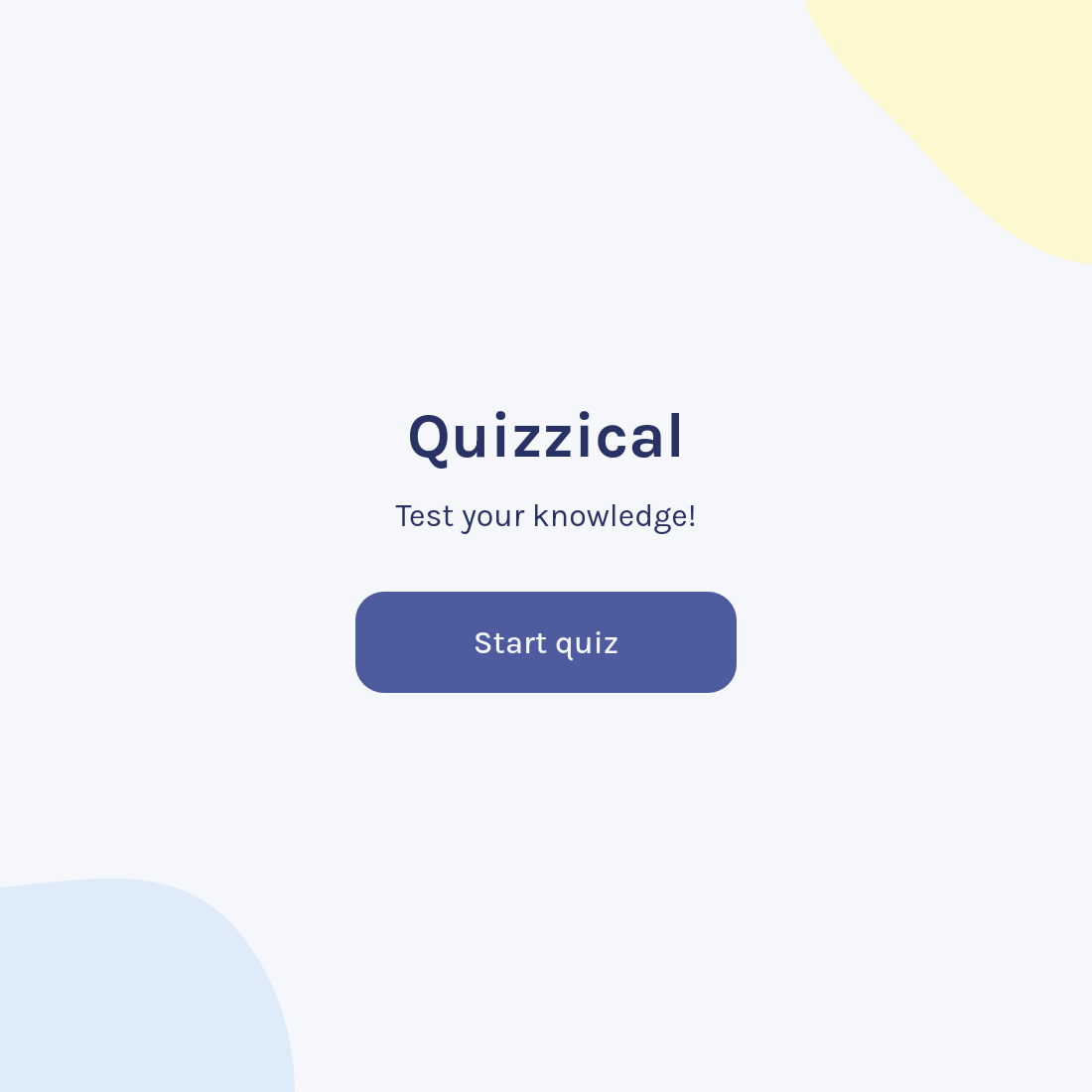 Quizzical (start screen)