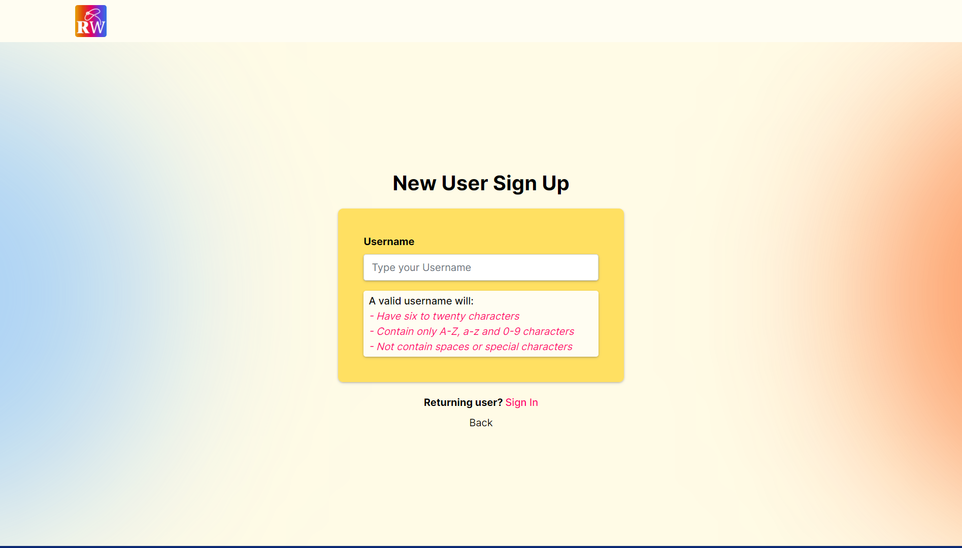 New User Register