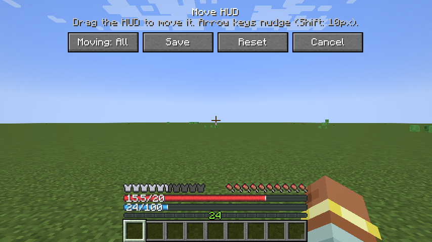 Minecraft Save World Button RPG Health Bar - Minecraft Mods - CurseForge