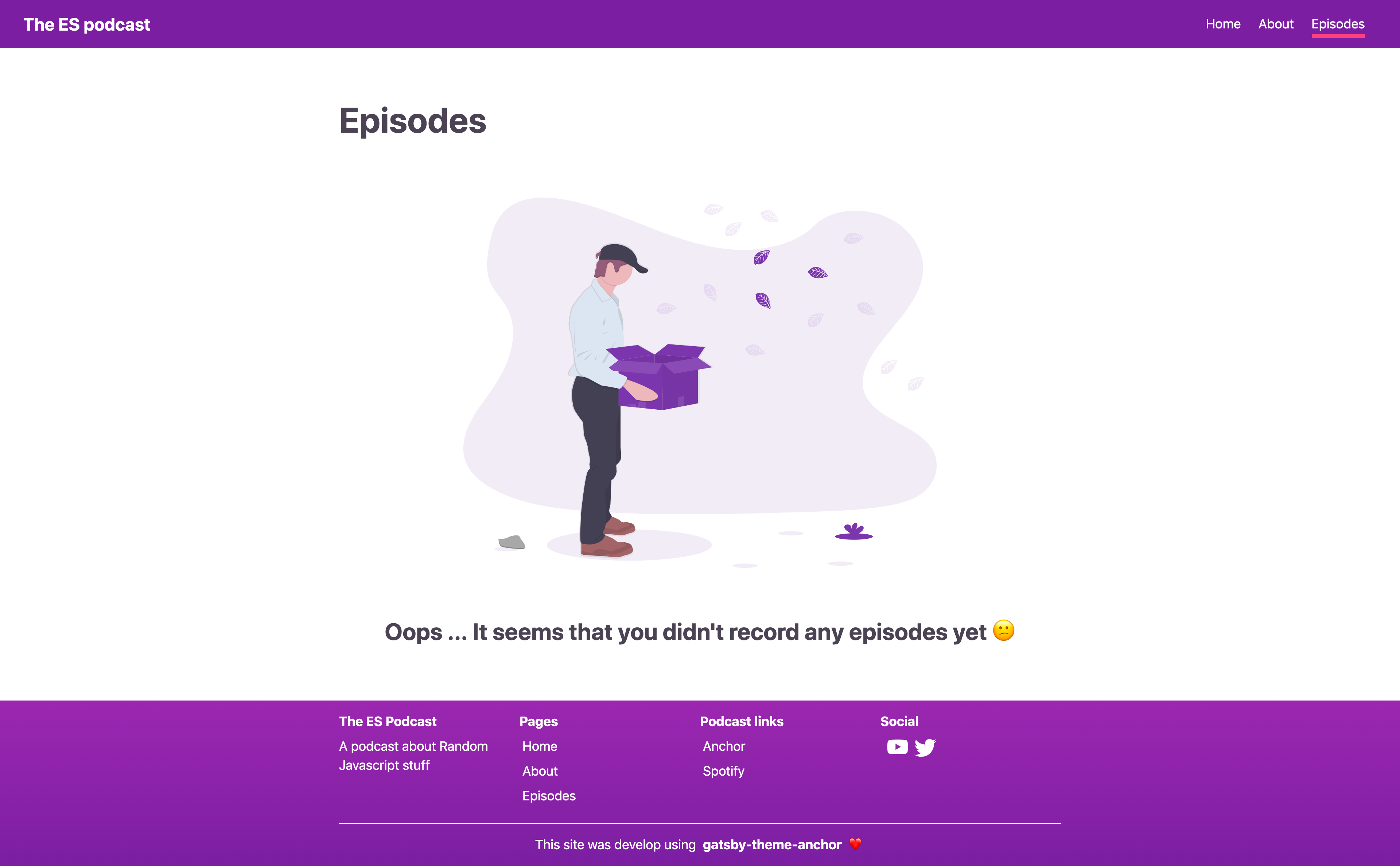 no episodes desktop