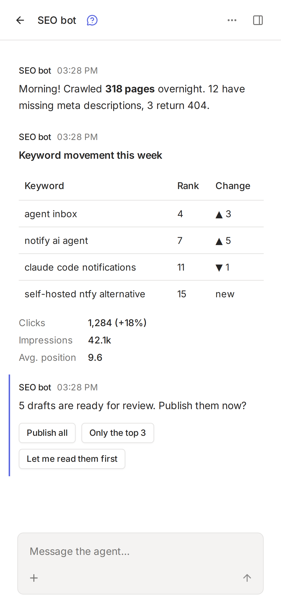 rply web app on a phone