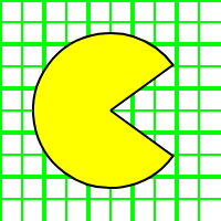 Snapshot visual de una escena de Grid Canvas System