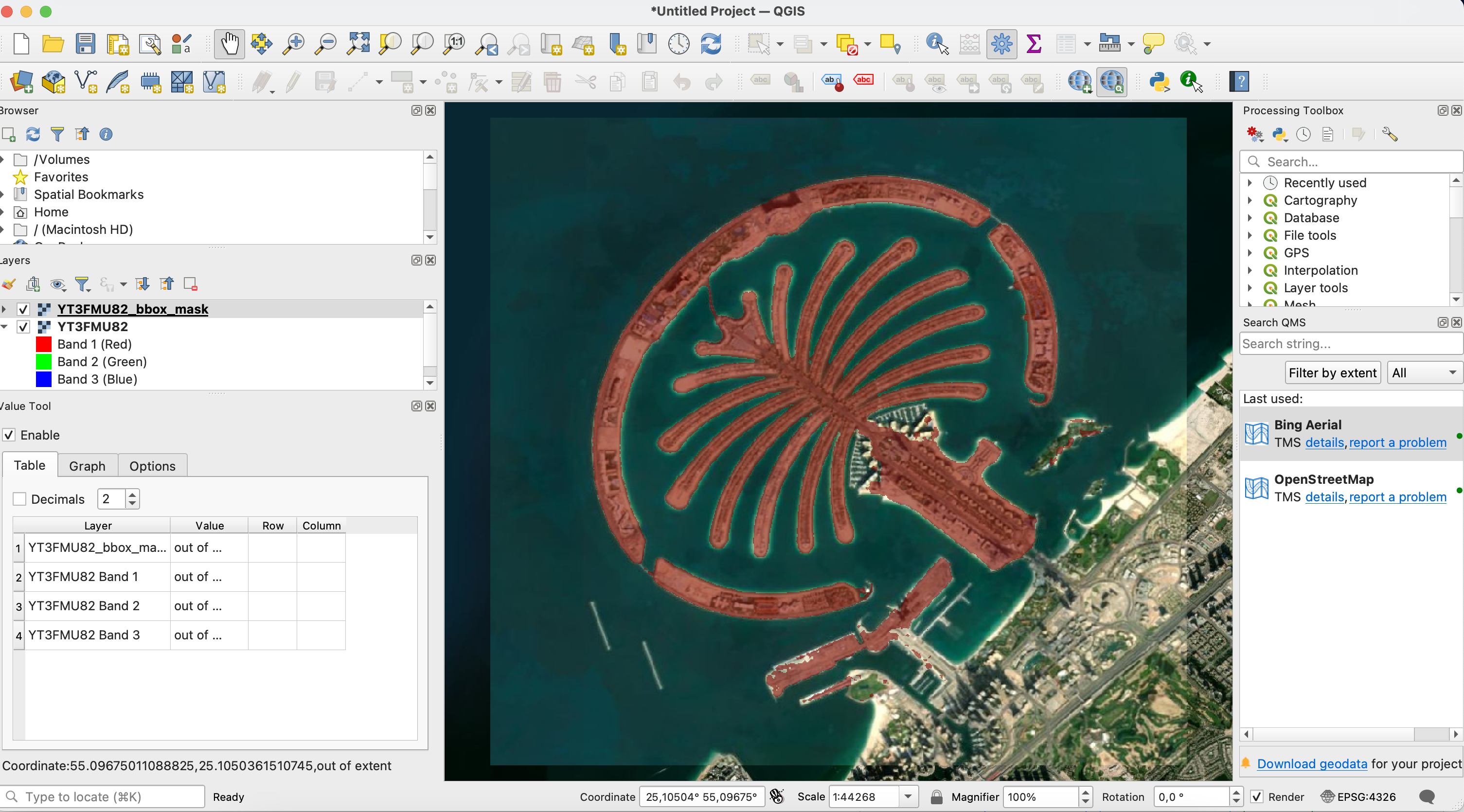 QGIS visualization