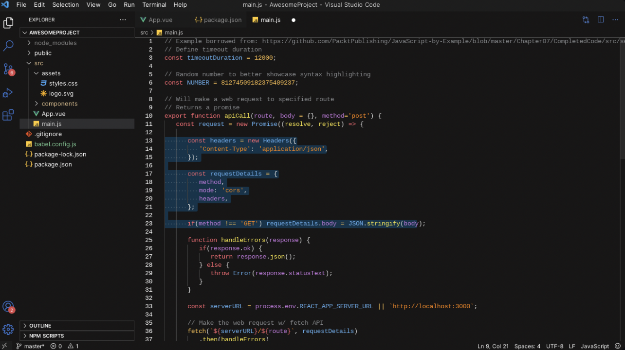 GitHub - joshmurphydesign/vscodeeeee-theme: VS Code them inspired by ...