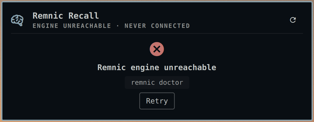Offline state