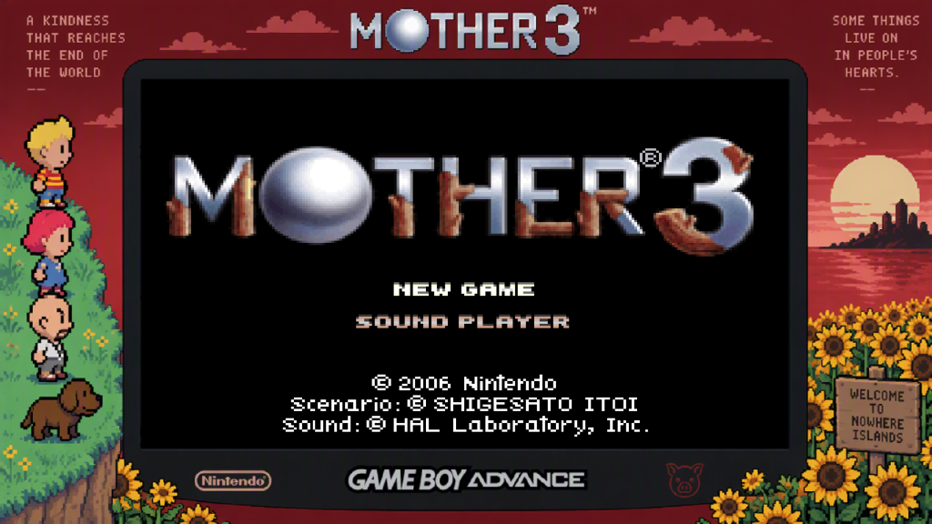 MOTHER 3 Gameplay with Sunset & Party Bezel