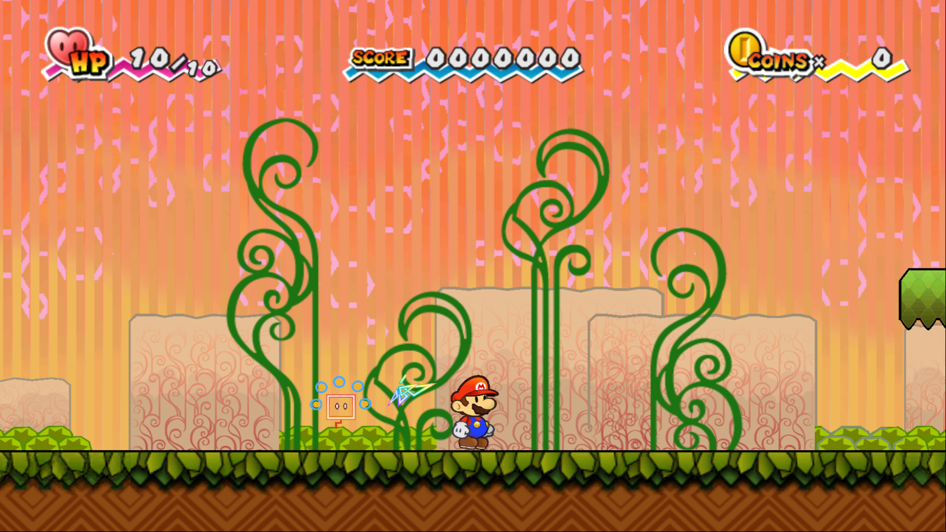 Gameplay do port Super Paper Mario no PC em Gloam Valley com gráficos aprimorados