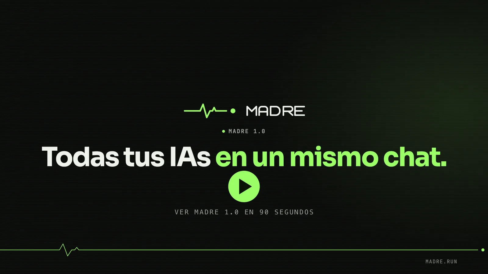 Ver MADRE 1.0 en 90 segundos