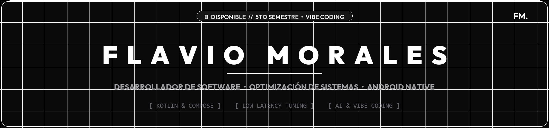 Flavio Morales Banner