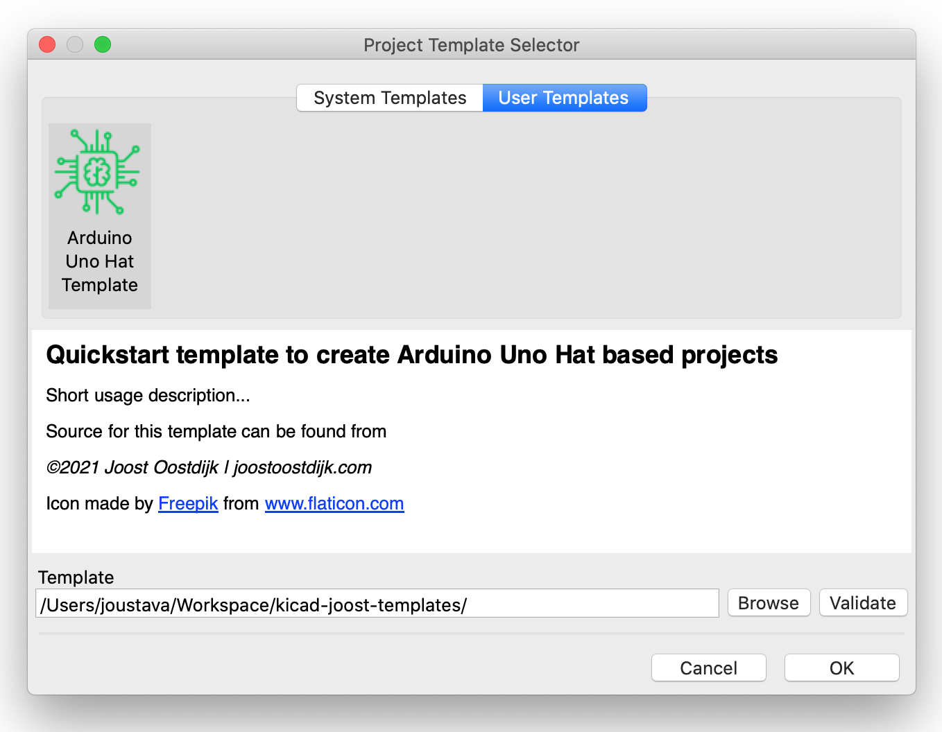 Kicad Template Arduino Uno Shield — image 1 from the project repository