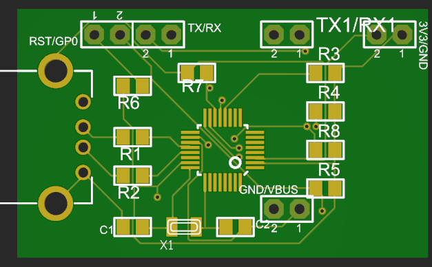 UBERHid PCB