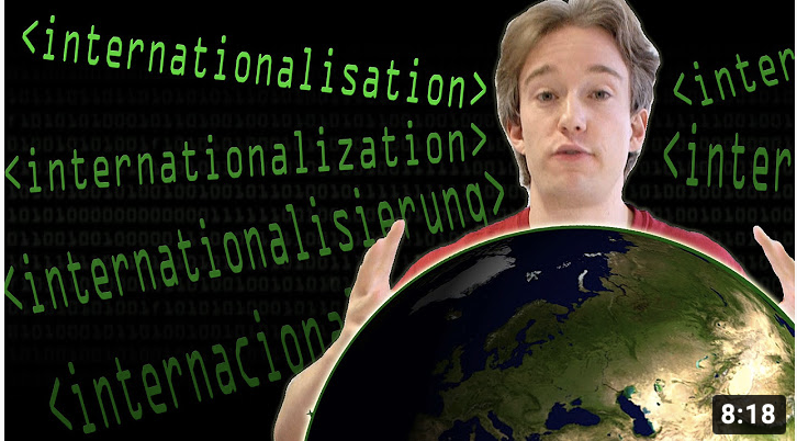 youtube computerphile about internationalization