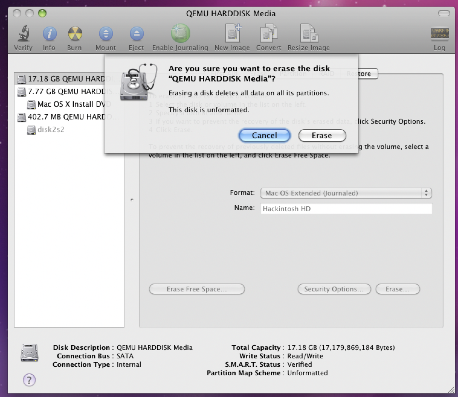 disk utility