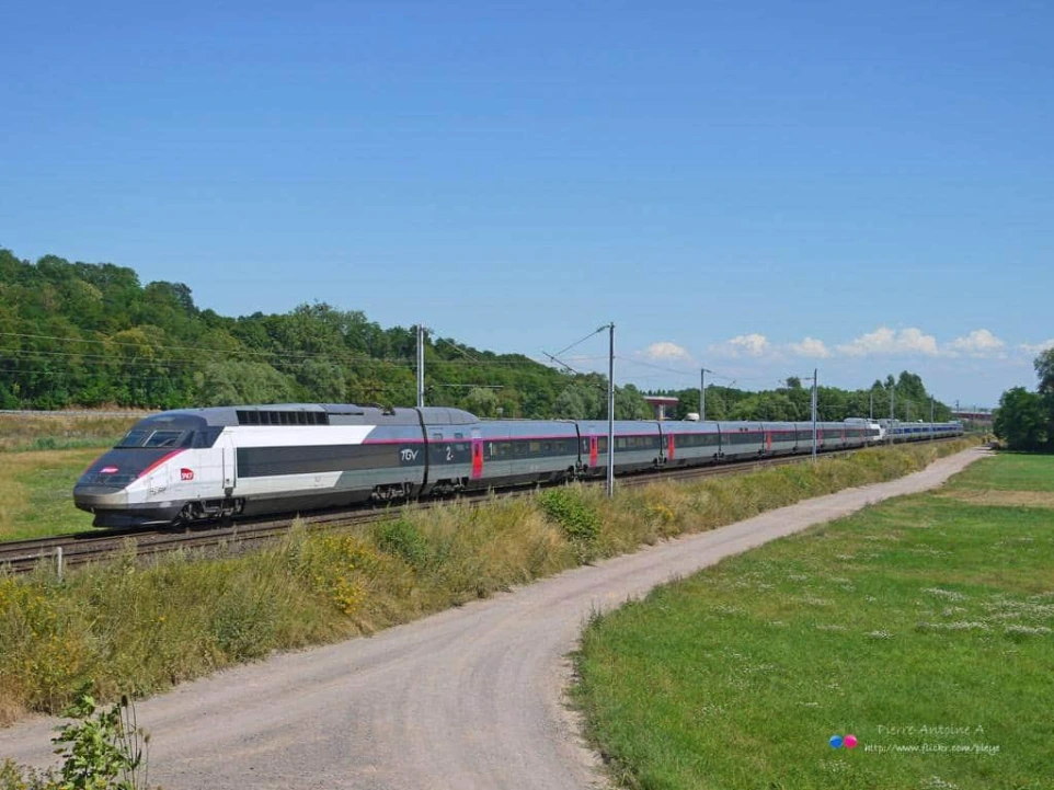 Train en gare pour un transfert privé depuis Tournai
