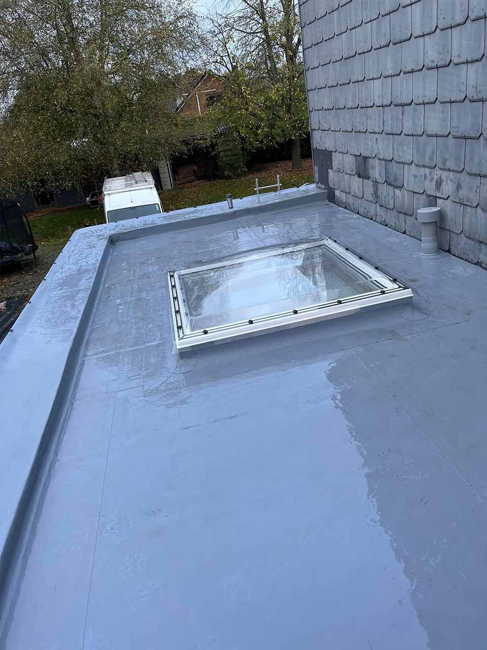 Étanchéité toiture plate EPDM plateforme
