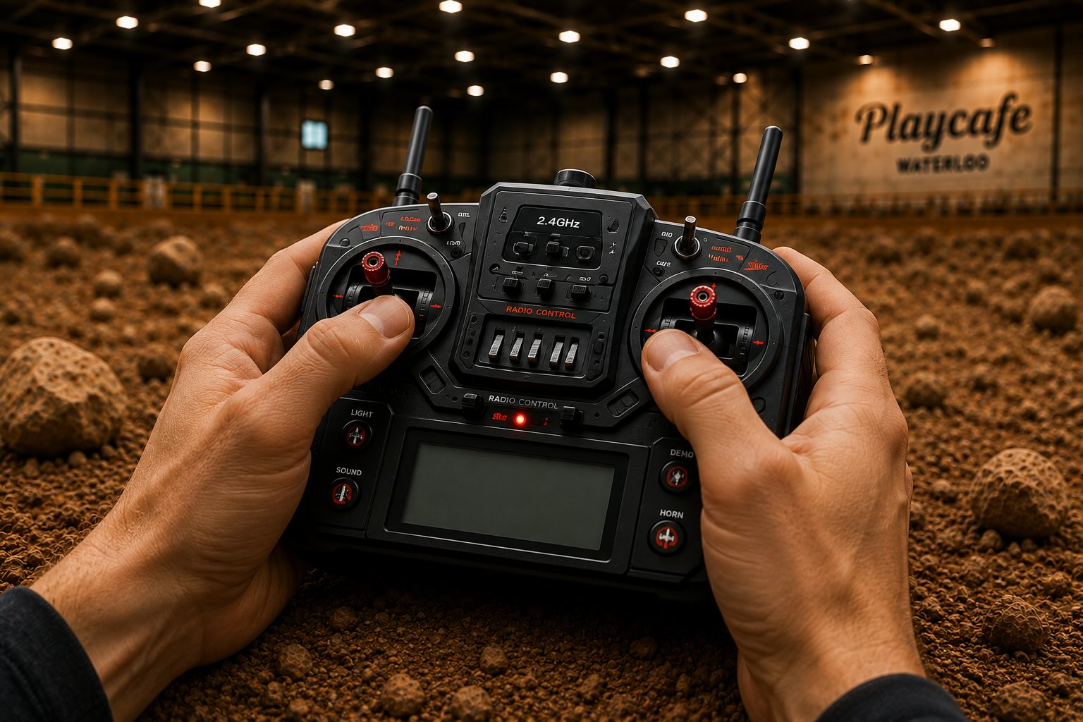 Radiocommande du Chantier RC Playcafe