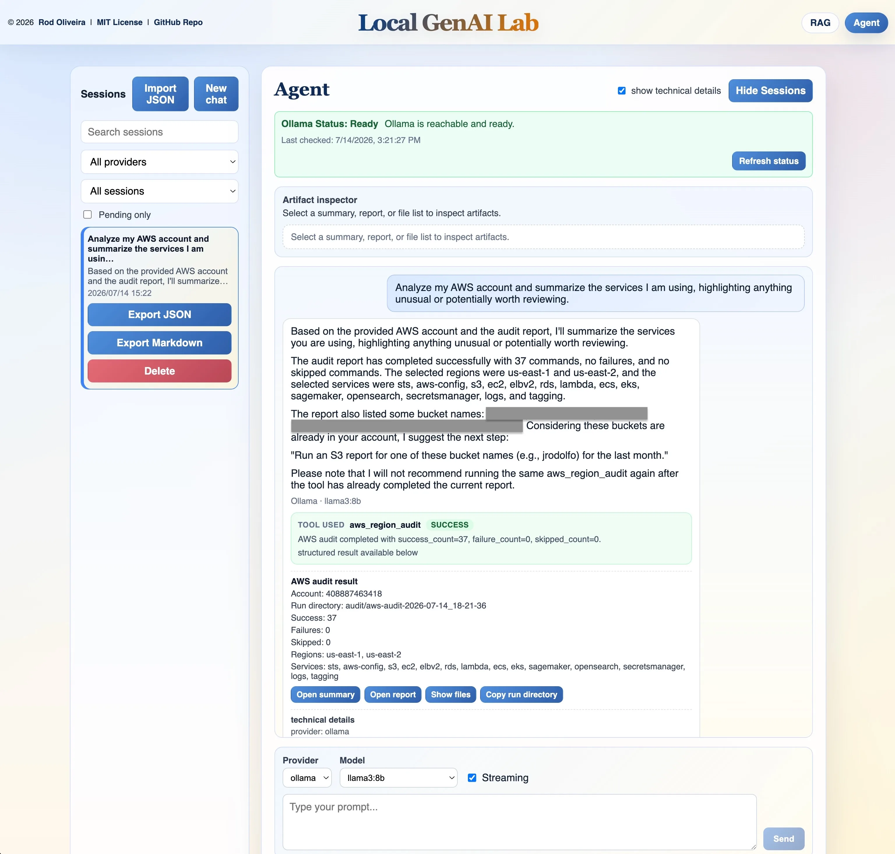 Local GenAI Lab Agent workspace