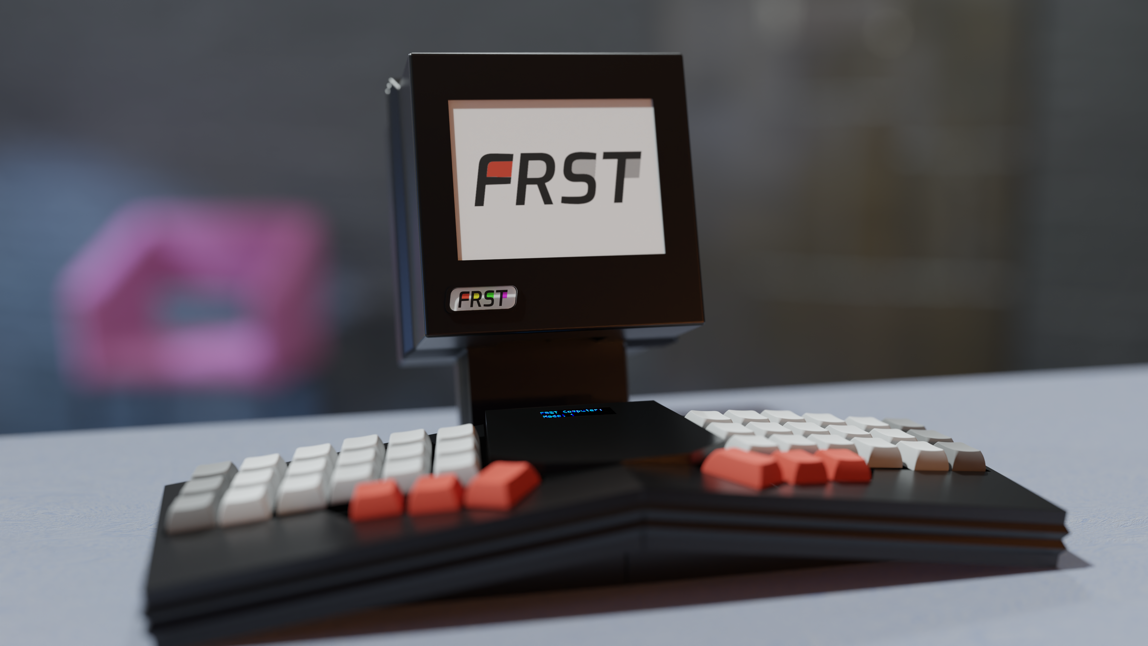 Render of FRST Computer's Model 1 Computer