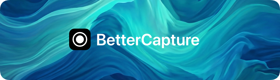 BetterCapture Header