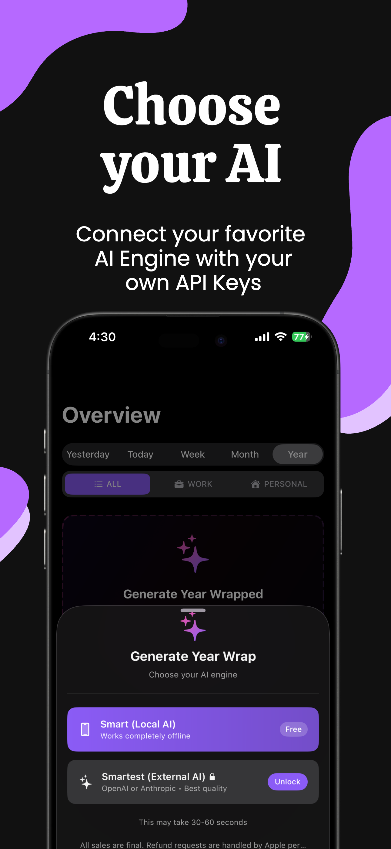 Choose your AI - Connect your favorite engine