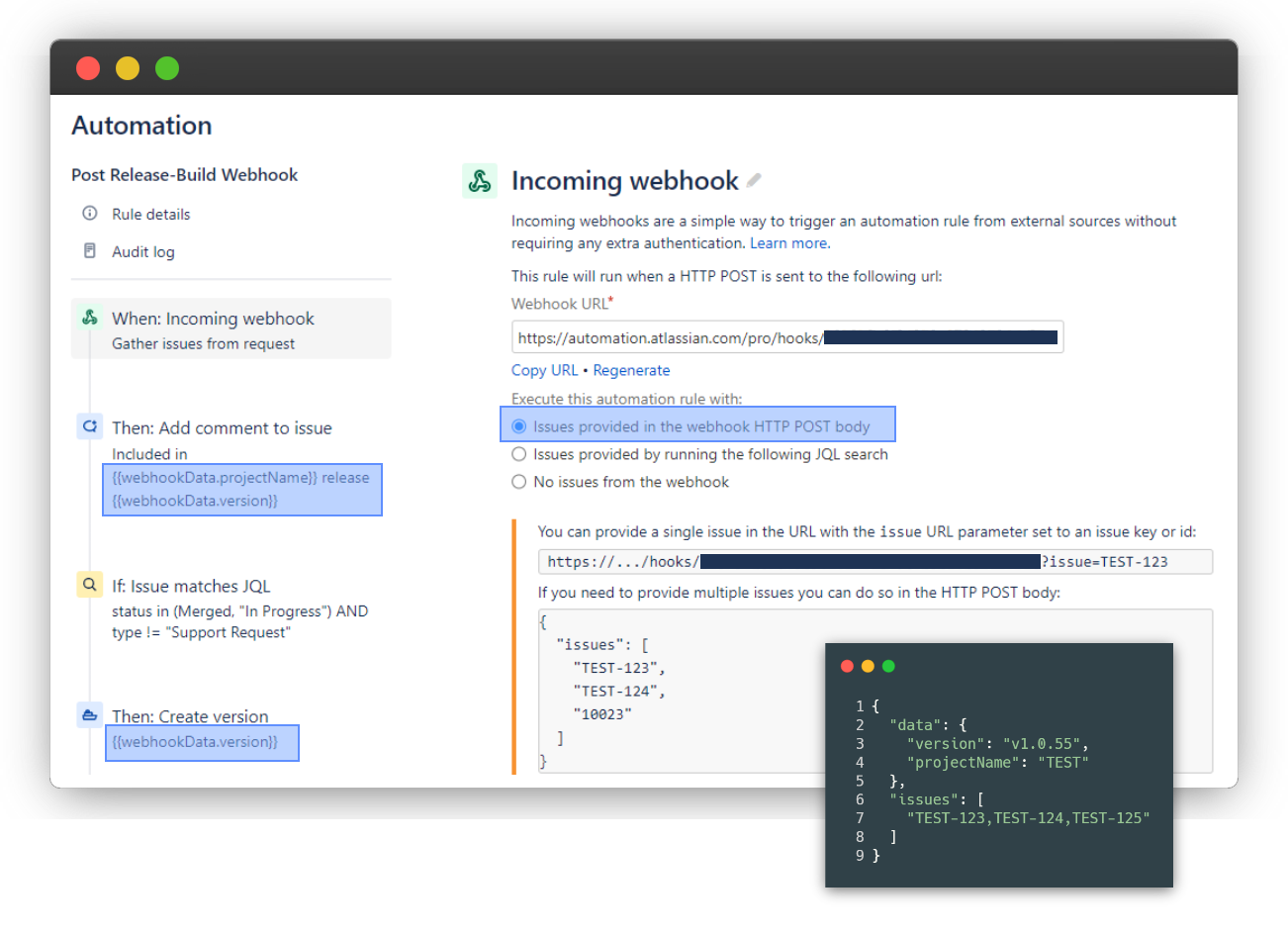 Setup Jira automation rule