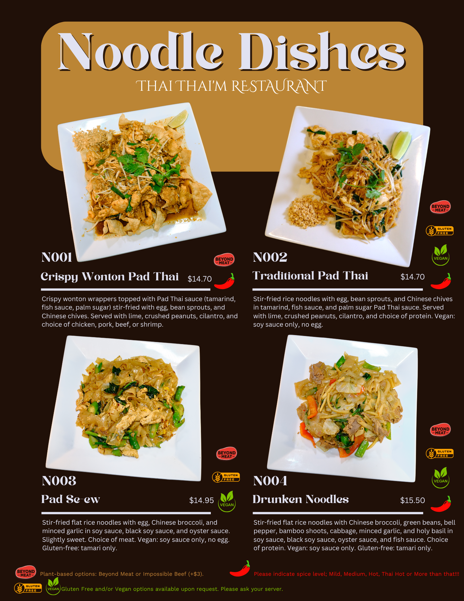 Noodle Dishes 1