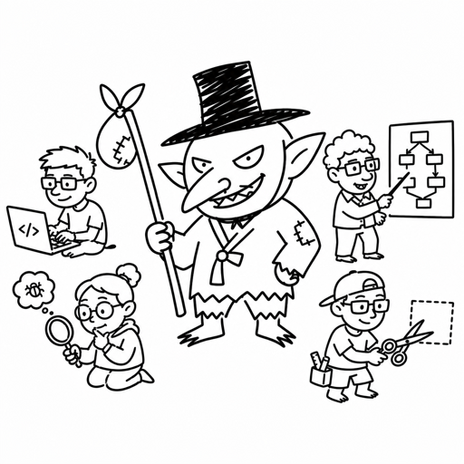 Gooblin mascot and team