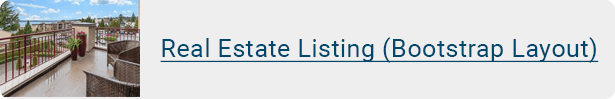 Real Estate Listing (Bootstrap Layout)