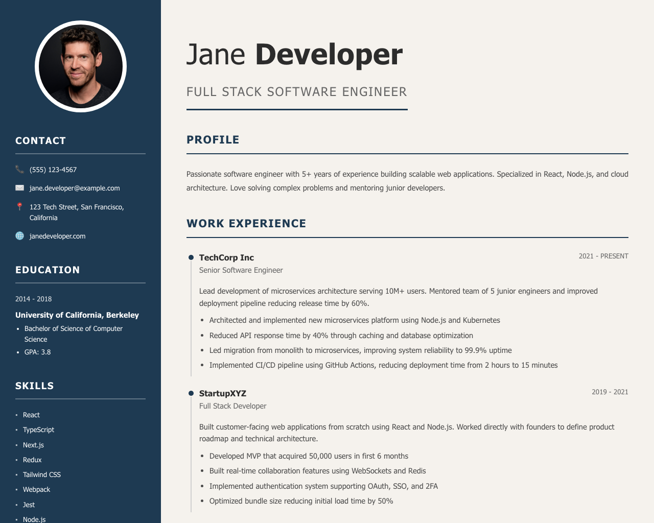 Sidebar theme preview