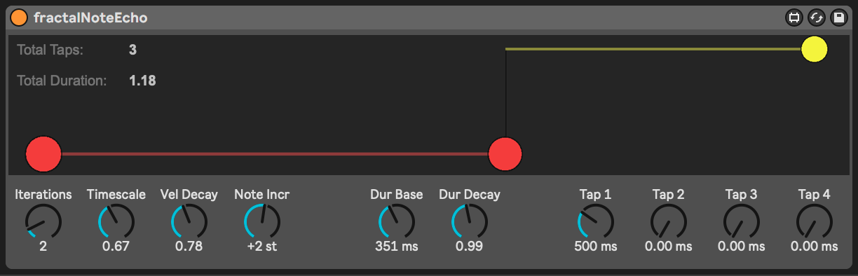 Single Tap, Two Iteration Example