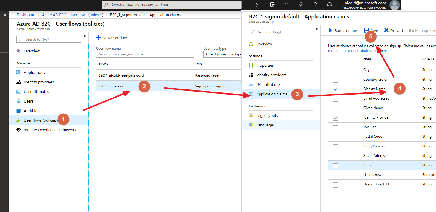 update User Flow