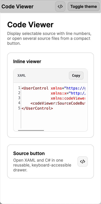 Nova Avalonia code viewer