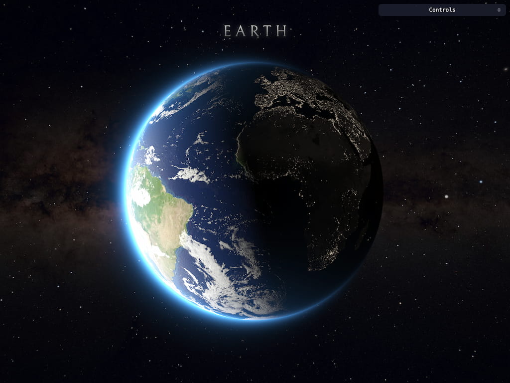 a render of the Earth