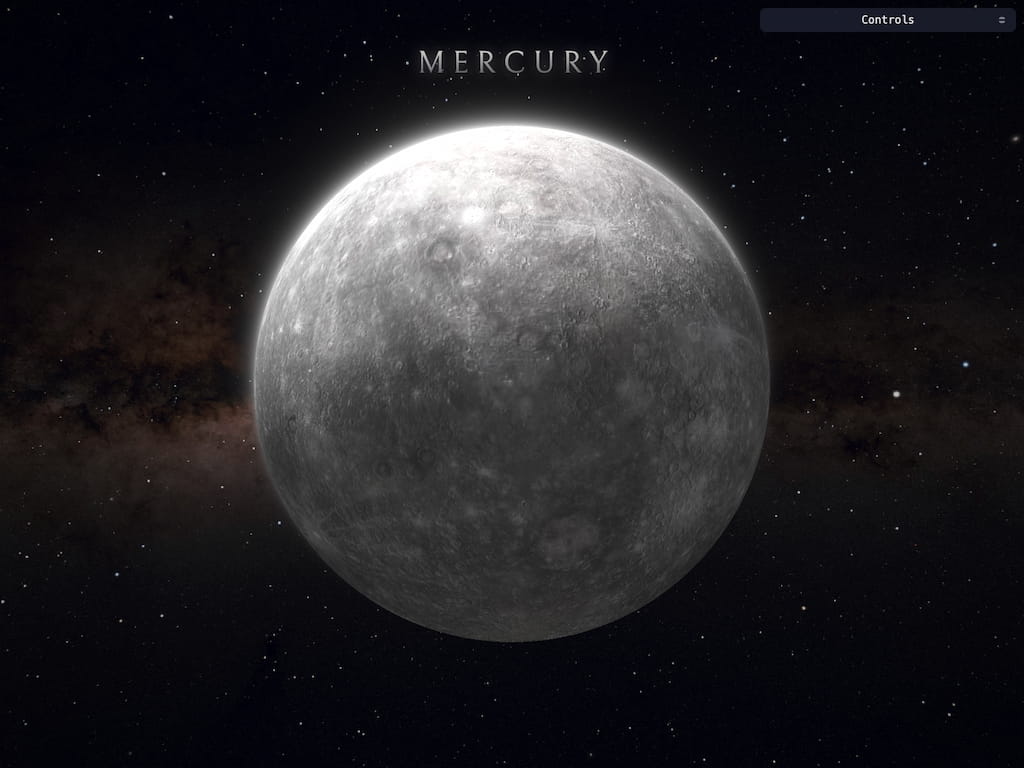 a render of Mercury