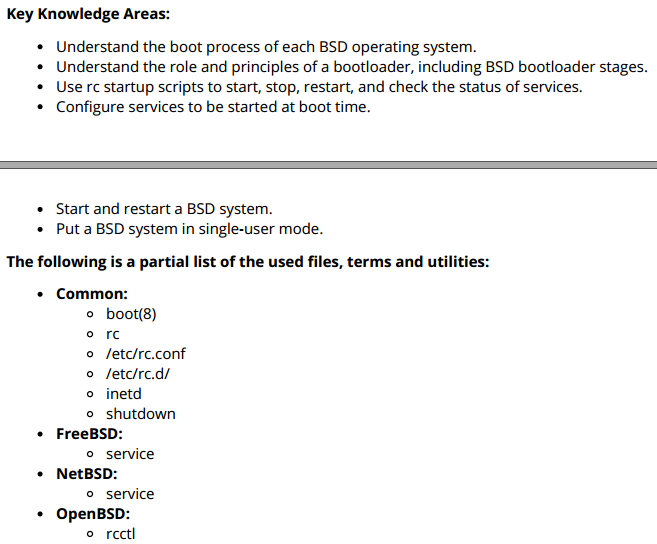 picture here-Exam 702 711.3 BSD System Startup Configuration