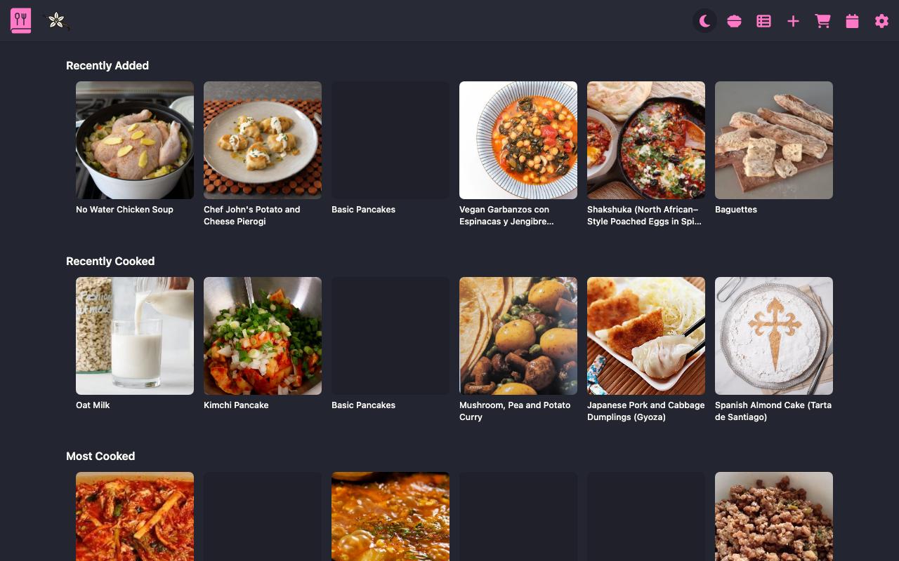 Recipe Home