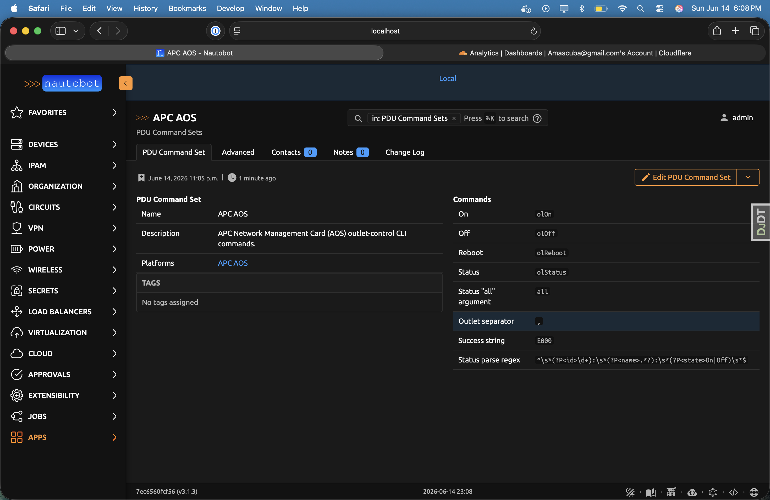 PDU Command Set detail (APC AOS)