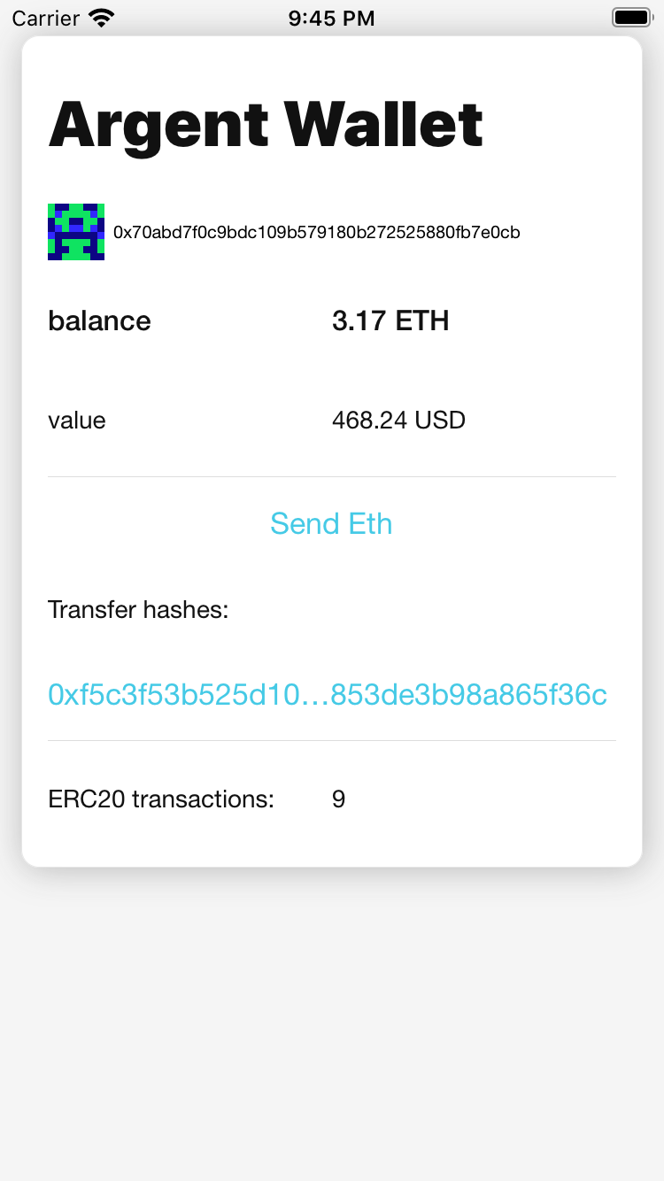 GitHub - jtomanik/SimpleArgentWallet: Simple Argent Wallet · GitHub