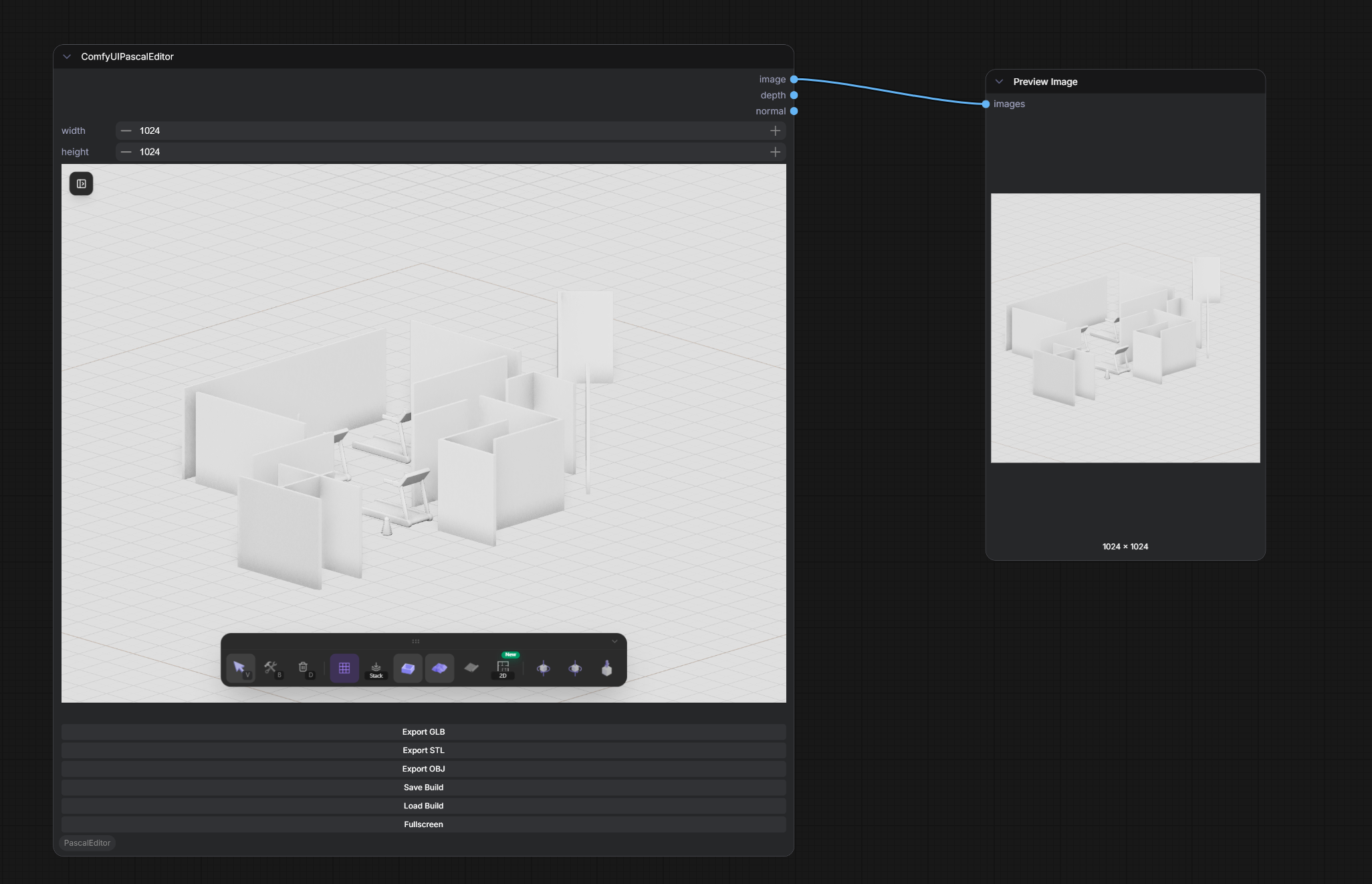 Pascal Editor in ComfyUI