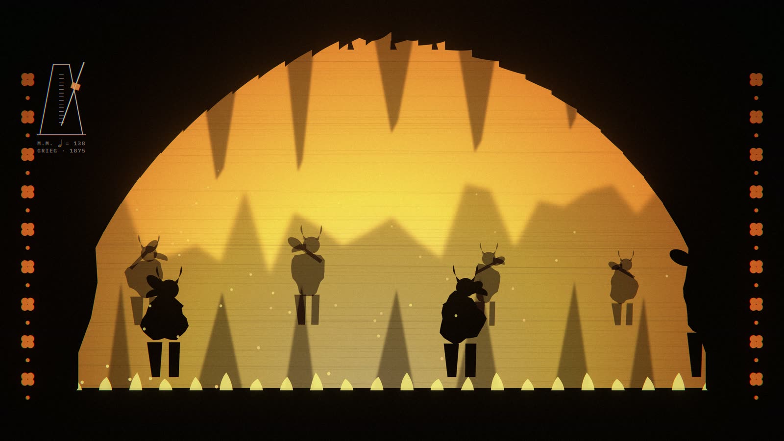 Grieg: the shadow-puppet trolls