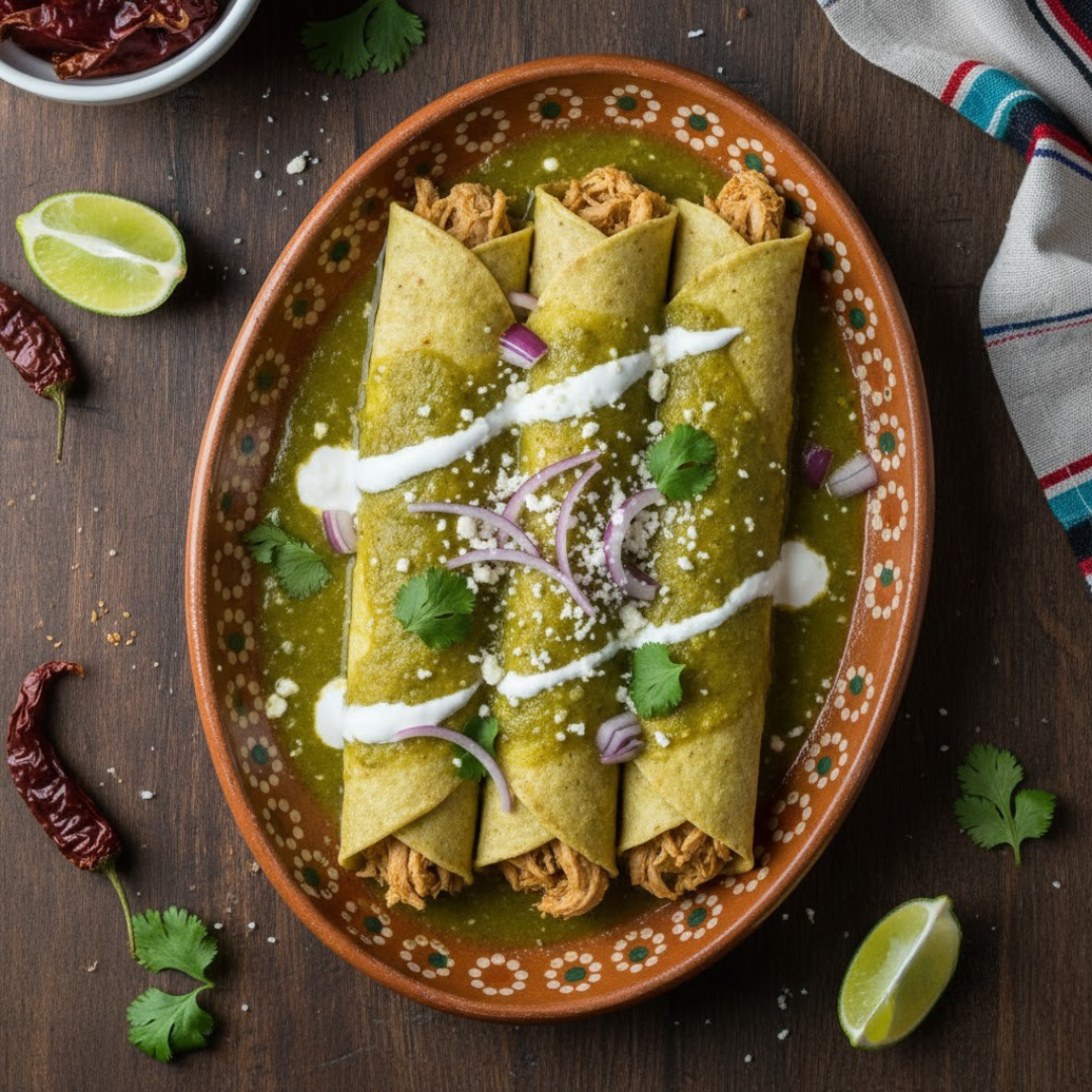 Enchiladas Verdes